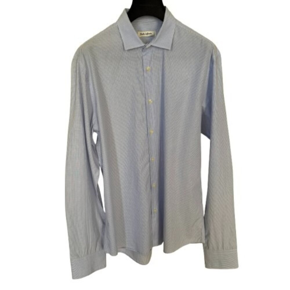 Emile Lafaurie Blue checked Men's Shirt